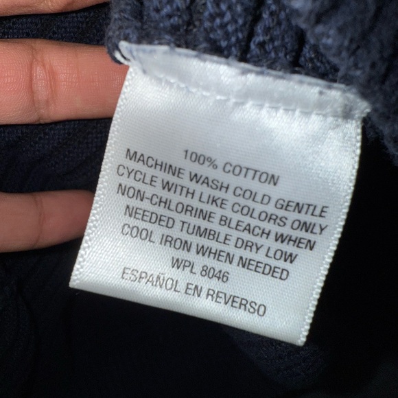 INC International Concepts Navy Sweater Men’s Size Medium - Picture 8 of 8